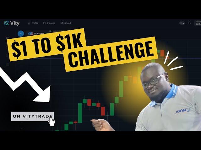 $1 to $1000 Challenge Begins on VityTrade | A New Options Trading Platform for 2025 - Learn More