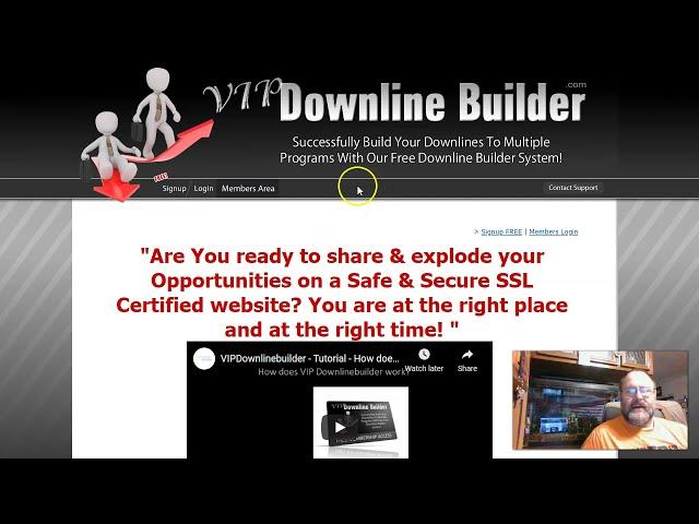 VIP Downline Builder Tutorial Video