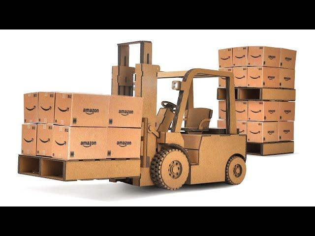 How to Make RC Forklift from Cardboard