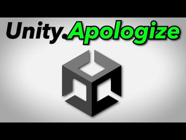Unity Finally Apologized...