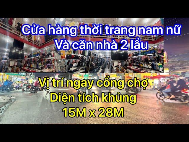 CHỦ NHÀ CẦN BÁN GẤP CĂN NHÀ ĐANG KINH DOANH THỜI TRANG LỚN NHẤT THUẬN AN | DIỆN TÍCH KHỦNG 15M x 28M