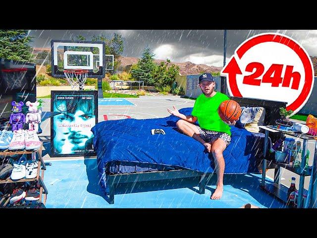 Living On The 2HYPE Basketball Court For 24 Hours