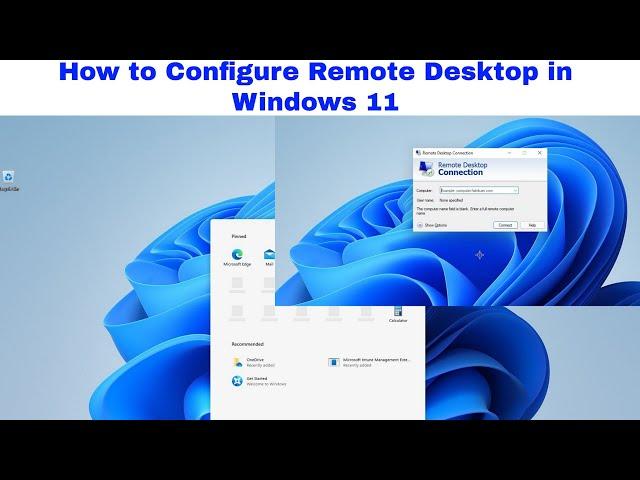 Windows 11 - How to Set up Remote Desktop Connection in Windows 11 | Enable Remote Connection