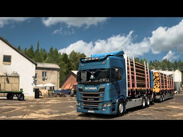 Realistic Driving Scania NG R530 V8 Rheinland & Pfalz Euro Truck Simulator 2 POV Drive 4K 1.53+Wheel