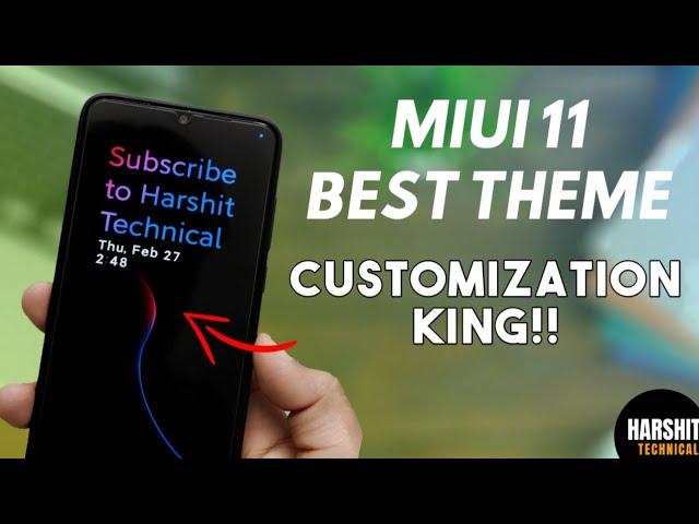 Best Theme for MIUI 11 | MIUI 11 Supported Themes for Any Xiaomi Device | Best Customization MIUI 11