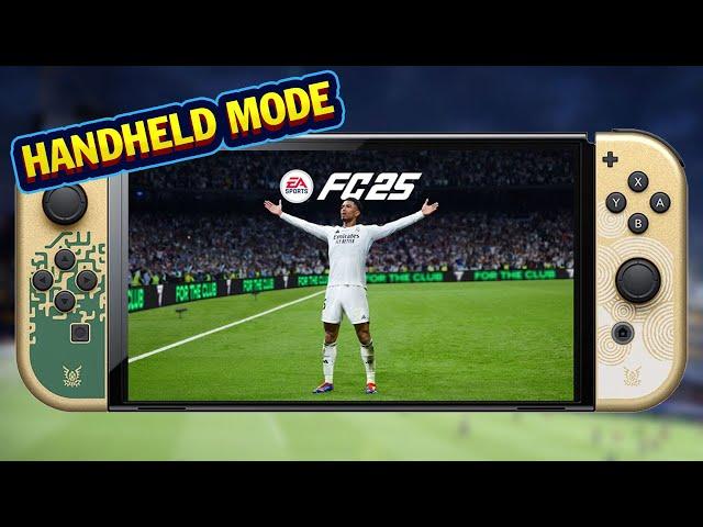 EA SPORTS FC 25 Nintendo Switch OLED Gameplay | Handheld Mode