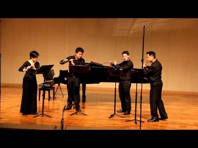 JJ Flute Quartet : Trois Pieces