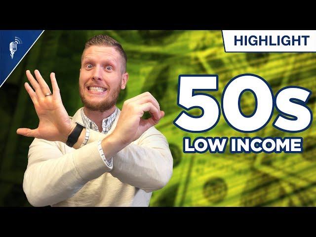 How To Build Wealth With a Low Paying Job In Your 50s!