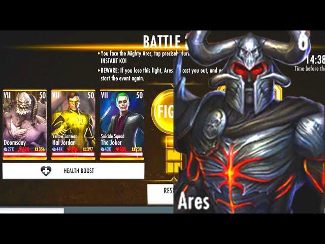 Insurgency Ares BOSS FIGHT! | Injustice Gods Among Us 3.4! | iOS/Android!