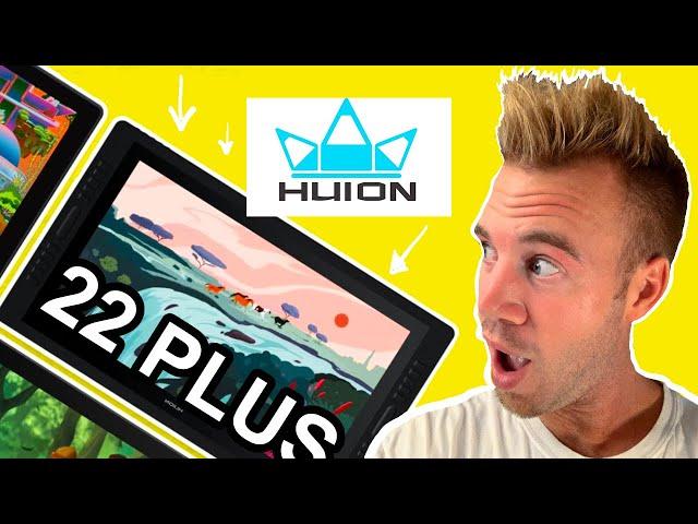 Huion 22 KAMVAS Pro Plus UNBOXING and Initial Review!