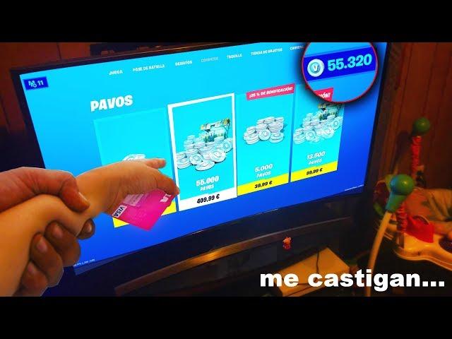 Niño Roba Dinero Para Comprar PaVos en Fortnite (CASTIGADO)