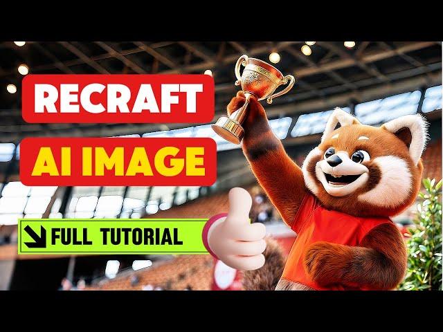 Recraft V3(Red Panda): The Best Free AI Image Generator in 2024 & How to Use｜New Tutorial