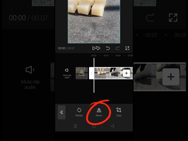 Rotate or flip in Capcut | flip photo and video #capcut