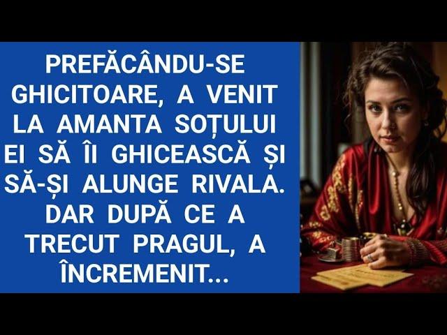 Prefăcându-se ghicitoare,a venit la amanta soțului ei să îi ghicească și să-și alunge rivala. Dar...