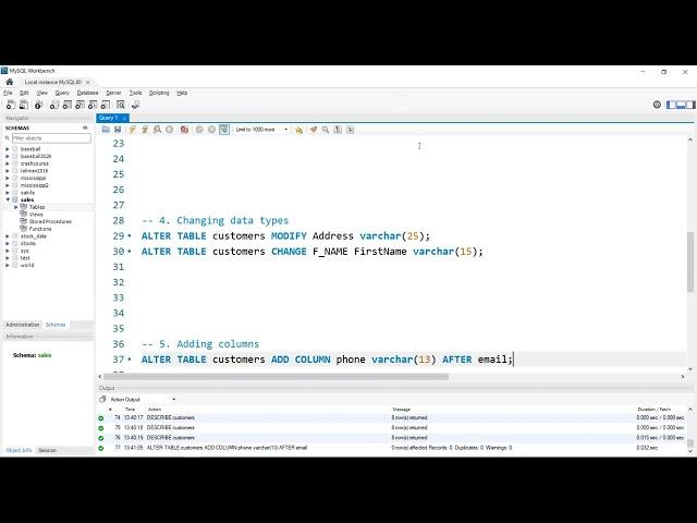 How to RENAME, COPY, EDIT & MODIFY DATABASES, ADD & DROP FOREIGN KEY, CONSTRAINTS in MySQL Workbench