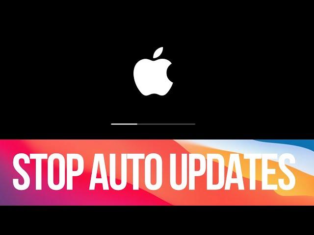 How do I Stop Automatic Software Updates on Mac?