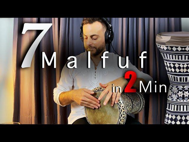 7 DARBUKA PATTERNS in 2 minutes‼️ | MALFUF