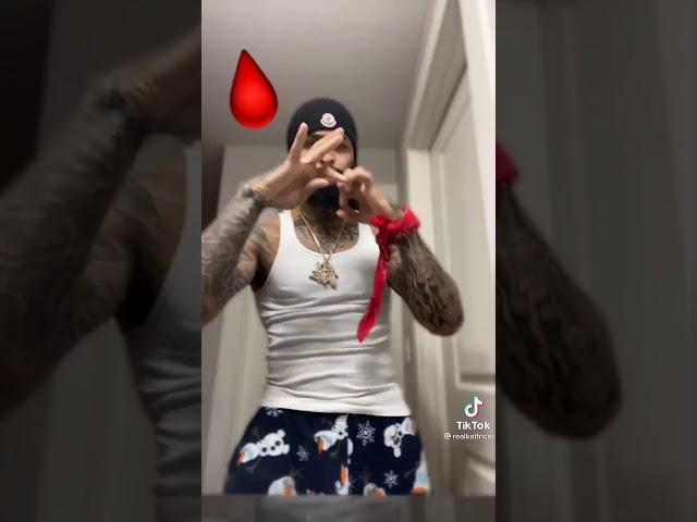 Blood Dancing to crip music