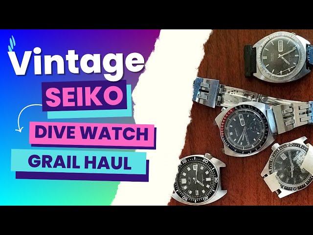 A Vintage Seiko Watch Haul of a LIFETIME!