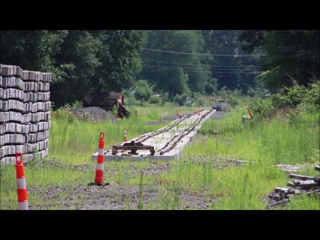 Abandoned rail line restoration - CNZR Armory Branch Update 7/20/2024