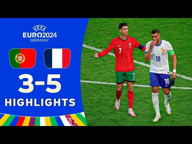 Portugal vs France (3-5) HIGHLIGHTS | EURO 2024