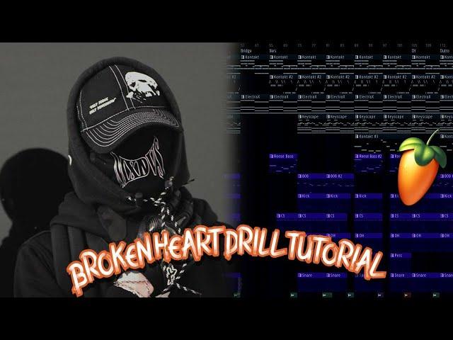 [FREE FLP] Beat Making | Broken Heart Drill Tutorial️‍🩹