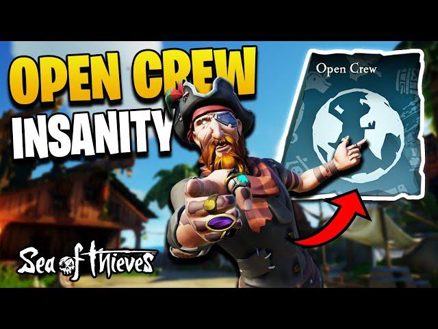 Open Crew INSANITY in Sea of Thieves Season 12 (Funny Gameplay & Moments)