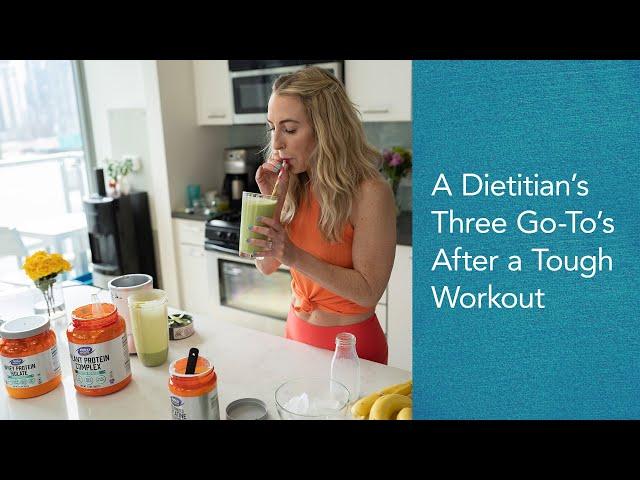 A Dietitian's Three Go-To's After a Tough Workout | DJ Blatner  + NOW