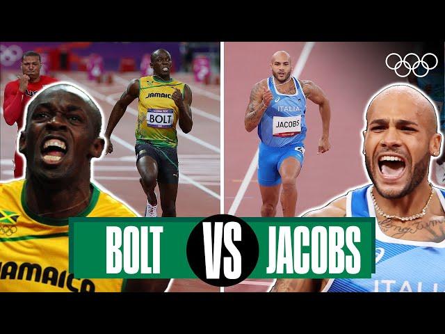 Usain Bolt  Marcell Jacobs  - 100m | Head-to-head