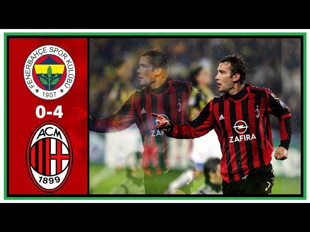 #Shevchenko Poker: Fenerbahce SK v AC Milan: 0-4 #UCL 2005-06 - English Commentary - FHD 1080P