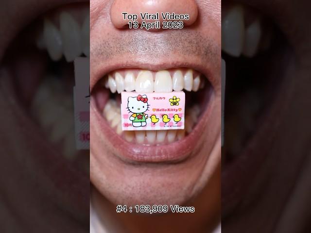 Satisfying Hello Kitty Chewing Gum ASMR #DoctorTristanPeh #ASMR