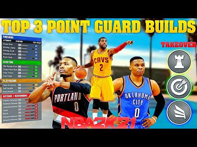 *TOP 3* Best Point Guard Builds 2k21!!! Best All Around PG Builds in NBA 2k21 Current Gen!!!