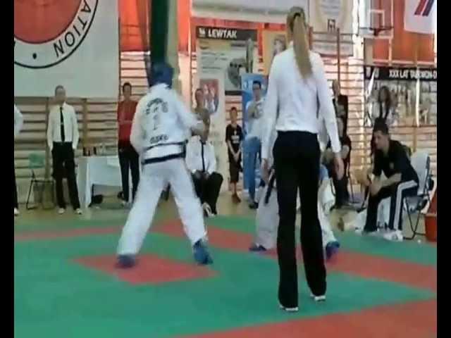 Artur Suchy Osuchowski na MP Seniorów w Taekwon do Lubartów 2013 r