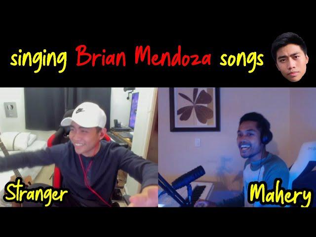 singing @BrianMendoza songs on Omegle 