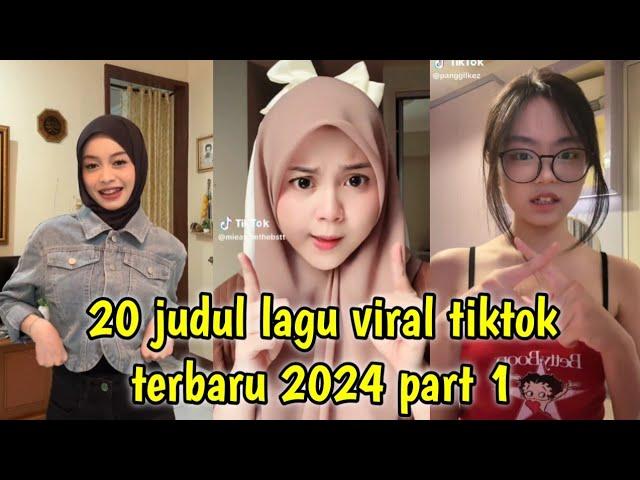 20 judul lagu viral tiktok terbaru 2024 | kumpulan judul lagu viral tiktok