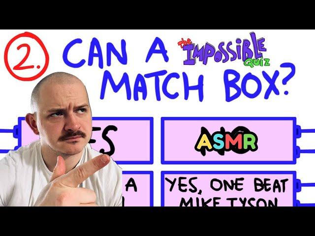 ASMR The IMPOSSIBLE Quiz!