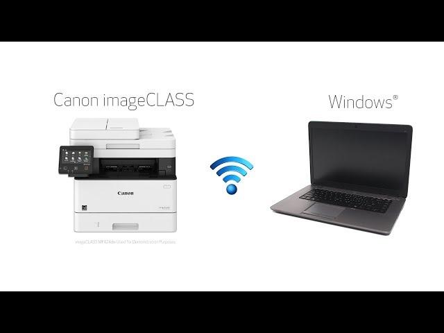 Wi-Fi Setup with a Windows PC for Canon imageCLASS