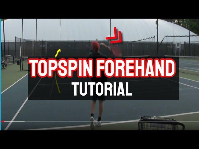 How to Hit a Topspin Forehand...Practice Drills Included