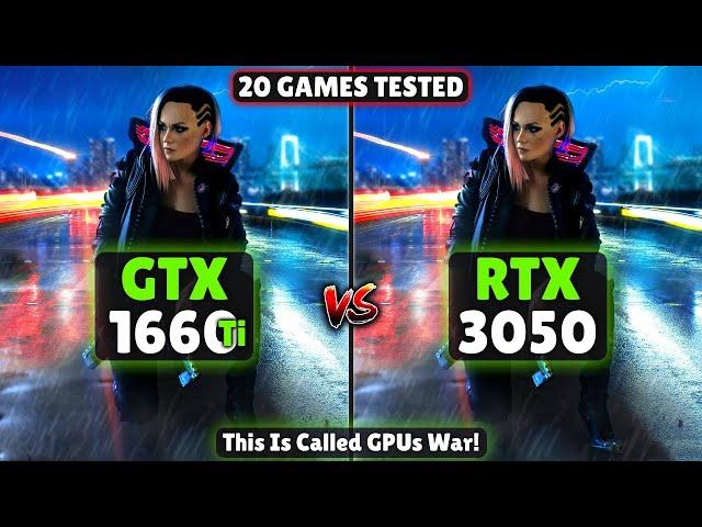 GTX 1660 Ti vs RTX 3050 (8GB) | Aaand The Winner Is? | 20 Games Tested