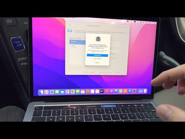 Как сменить язык системы на русский на MacBook OS X?