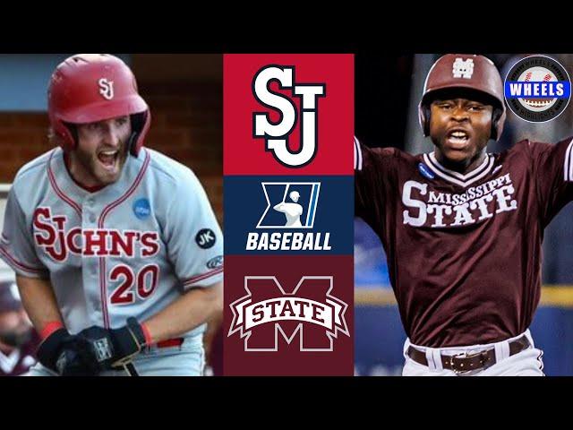 St. John's vs Mississippi State (Great Game!) | Regionals Opening Round | 2024 College Baseball