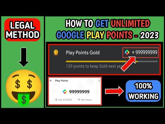 What is google play points || how to get unlimited google playpoints - 2023