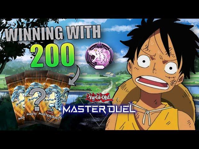 Can I WIN using ONLY 200 LEGACY PACKS in Yu-Gi-Oh Master Duel?!