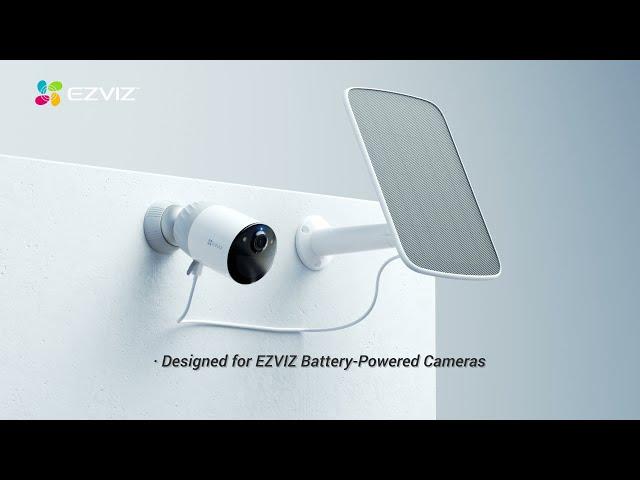 EZVIZ Solar Charging Panel - Designed for EZVIZ Battery-Operated Cameras