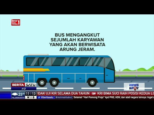 Inilah Kronologi Kecelakaan Bus Wisata di Jalur Cikidang