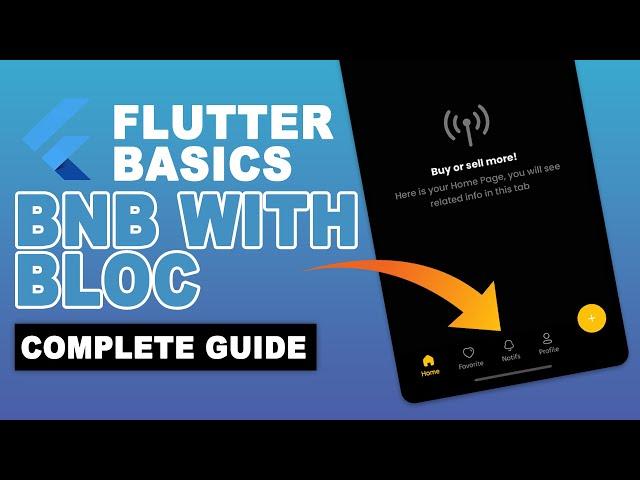 Flutter Tutorial | Flutter Bottom Nav Bar With Bloc, Bloc and Cubit Tutorial, Flutter Bottom AppBar