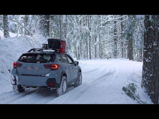 Lifted Subaru Crosstrek Offroad | Silver Star, WA (Snow Wheeling)