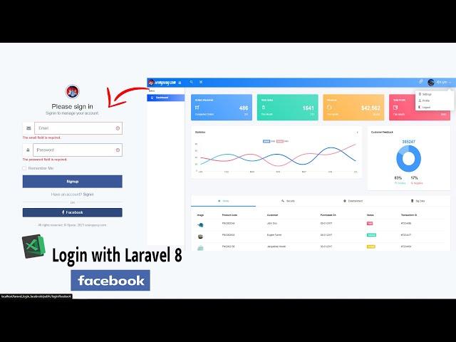 Login with Laravel 8 Facebook and Socialite