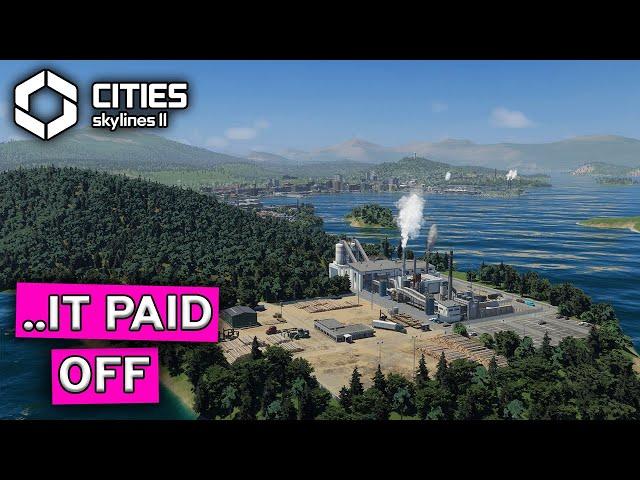 I spent $500,000 on trees.... in Cities Skylines 2