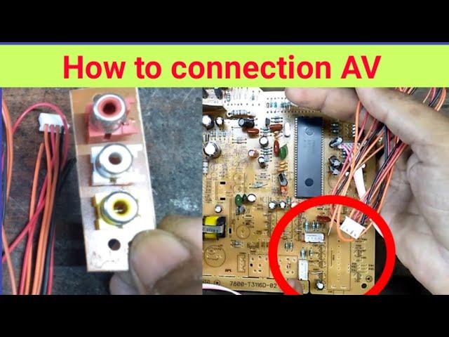 New PCB AV connection Details.